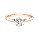 Thumbnail: Ring Rose gold Diamond Lady 0,7 ct 1