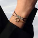 Thumbnail: Entaille Rayons Cord Bracelet 4
