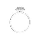 Thumbnail: Ring White gold Diamond Rétromantique L Pavée 3