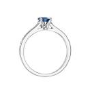 Thumbnail: Ring White gold Sapphire and diamonds Little Lady Pavée 2