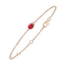 Thumbnail: Bracelet Rose gold Ruby Gemmyorama 1