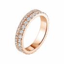 サムネイル： 結婚指輪 ピンクゴールド ダイヤモンド Duo Pavée 2