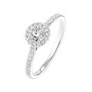 Thumbnail: Ring White gold Diamond Rétromantique S Pavée 1