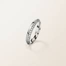Ring White gold Diamond Ariane Tilt 3 mm 1