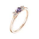 Thumbnail: Ring Rose gold Lavender Spinel and diamonds Baby EverBloom Spinelle Lavande 2