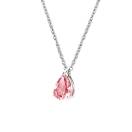 Vignette : Pendentif Or blanc Tourmaline et diamants Lady Poire M 2