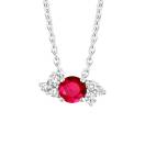 Thumbnail: Pendant White gold Ruby and diamonds Baby EverBloom 1