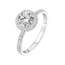 Thumbnail: Ring White gold Diamond Rétromantique L Pavée 1