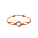 Thumbnail: Cord Bracelet Rose gold Entaille Rayons 1