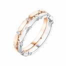 Thumbnail: Ring Rose and white gold Diamond MET Duo S 2