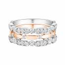 Thumbnail: Ring Rose and white gold Diamond MET Prima 1