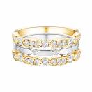 Thumbnail: Ring White and yellow gold Diamond MET Prima 1
