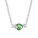 Vignette:Anhänger Weißgold Tsavorit und diamanten Lady Duo 1