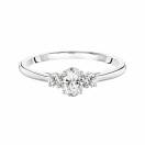 Thumbnail: Ring White gold Diamond Baby Lady Duo Ovale 1