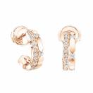 Thumbnail: Earrings Rose gold Diamond MET 1