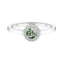 Thumbnail: Ring White gold Green Sapphire and diamonds Rétromantique S 1