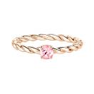 Thumbnail: Ring Rose gold Tourmaline and diamonds Capucine 4 mm 1
