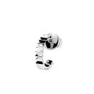 Thumbnail: Mono earring White gold Entaille 1