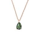 Vignette : Pendentif Or rose Saphir Vert et diamants Lady Poire S 1