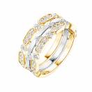 Thumbnail: Ring White and yellow gold Diamond MET Prima 2
