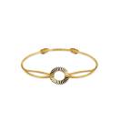 Thumbnail: Cord Bracelet Yellow gold Entaille Rayons 1