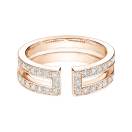 Thumbnail: Ring Rose gold Diamond Ariane Pavée 1