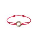 Thumbnail: Cord Bracelet Yellow gold Entaille Rayons 1