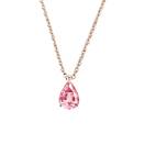 Vignette : Pendentif Or rose Tourmaline et diamants Lady Poire M 1