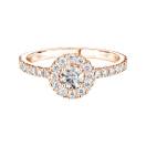 Thumbnail: Ring Rose gold Diamond Rétromantique Solo Pavée 2