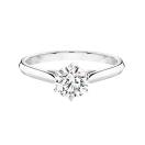 Thumbnail: Ring White gold Diamond Lady 0,7 ct 1