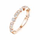 Thumbnail: Ring Rose gold Diamond MET L 2