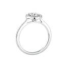 Thumbnail: Ring Platinum Diamond Rétromantique Ovale Pavée 3