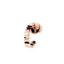 Thumbnail: Mono earring Rose gold Entaille 1