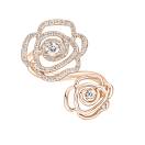 Thumbnail: Ring Rose gold Diamond PrimaRosa Duo de Roses 2