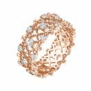 Vignette:Ring Roségold Diamant Little RétroMilano Prima 1