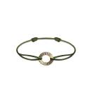 Thumbnail: Cord Bracelet Yellow gold Entaille Rayons 1