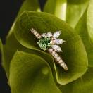 Thumbnail: Little EverBloom Pavée Ring 2