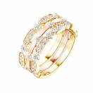 Thumbnail: Ring Rose and yellow gold Diamond MET Prima 2