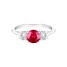 Thumbnail: Ring Platinum Ruby Little Lady Duo 1