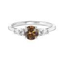 Vignette:Ring Platin Schokoladendiamant und diamanten Lady Duo de Poires 1