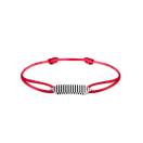 Thumbnail: Cord Bracelet White gold Entaille Crans 1