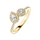 Vignette : Bague Or jaune Diamant AlterEgo Poire 2