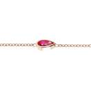 Thumbnail: Bracelet Rose gold Ruby Gemmyorama 3