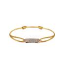 Thumbnail: Cord Bracelet Rose gold Entaille Crans 1