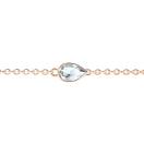Thumbnail: Bracelet Rose gold Aquamarine Gemmyorama 2