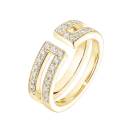 Thumbnail: Ring Yellow gold Diamond Ariane Pavée 2