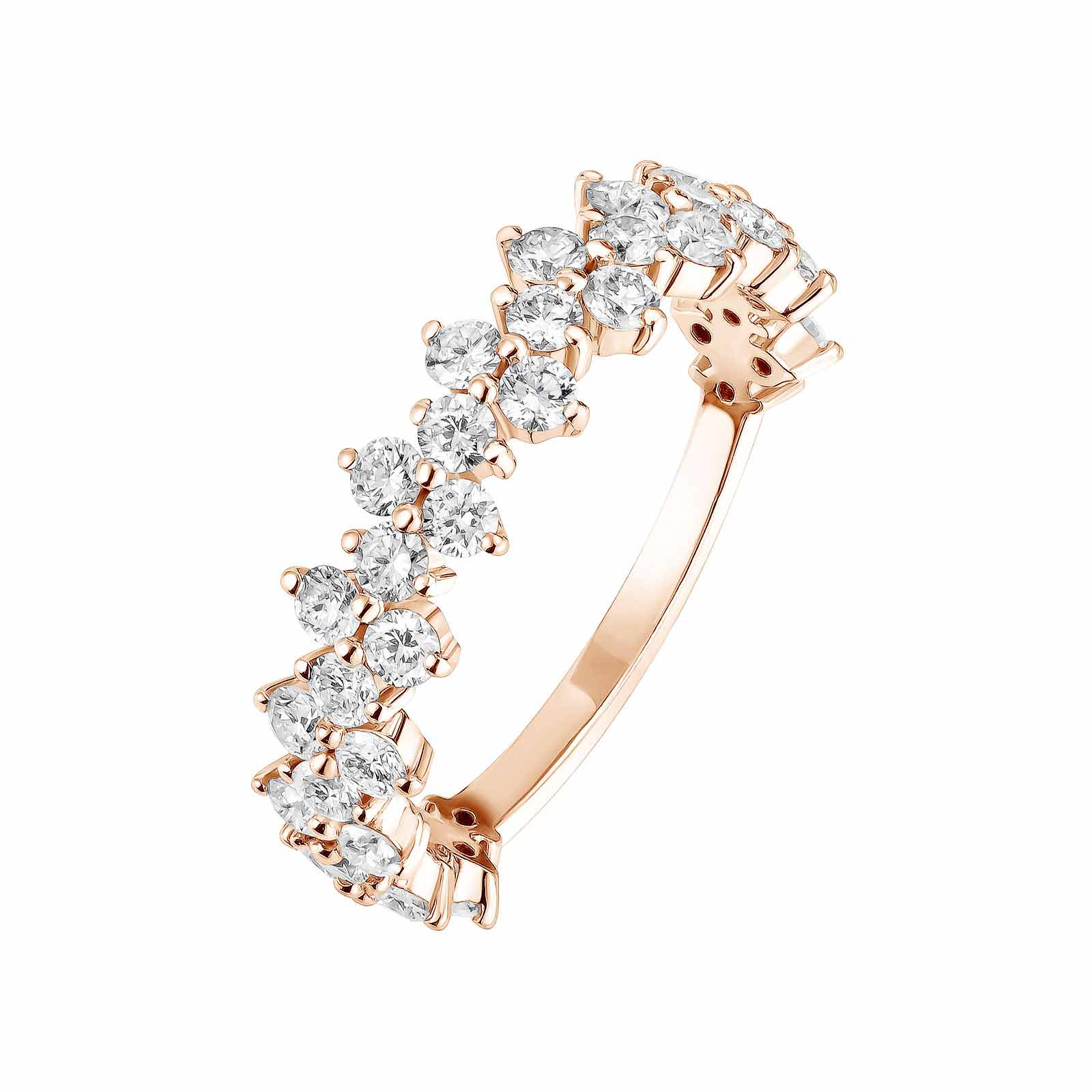 L color diamond in rose gold deals