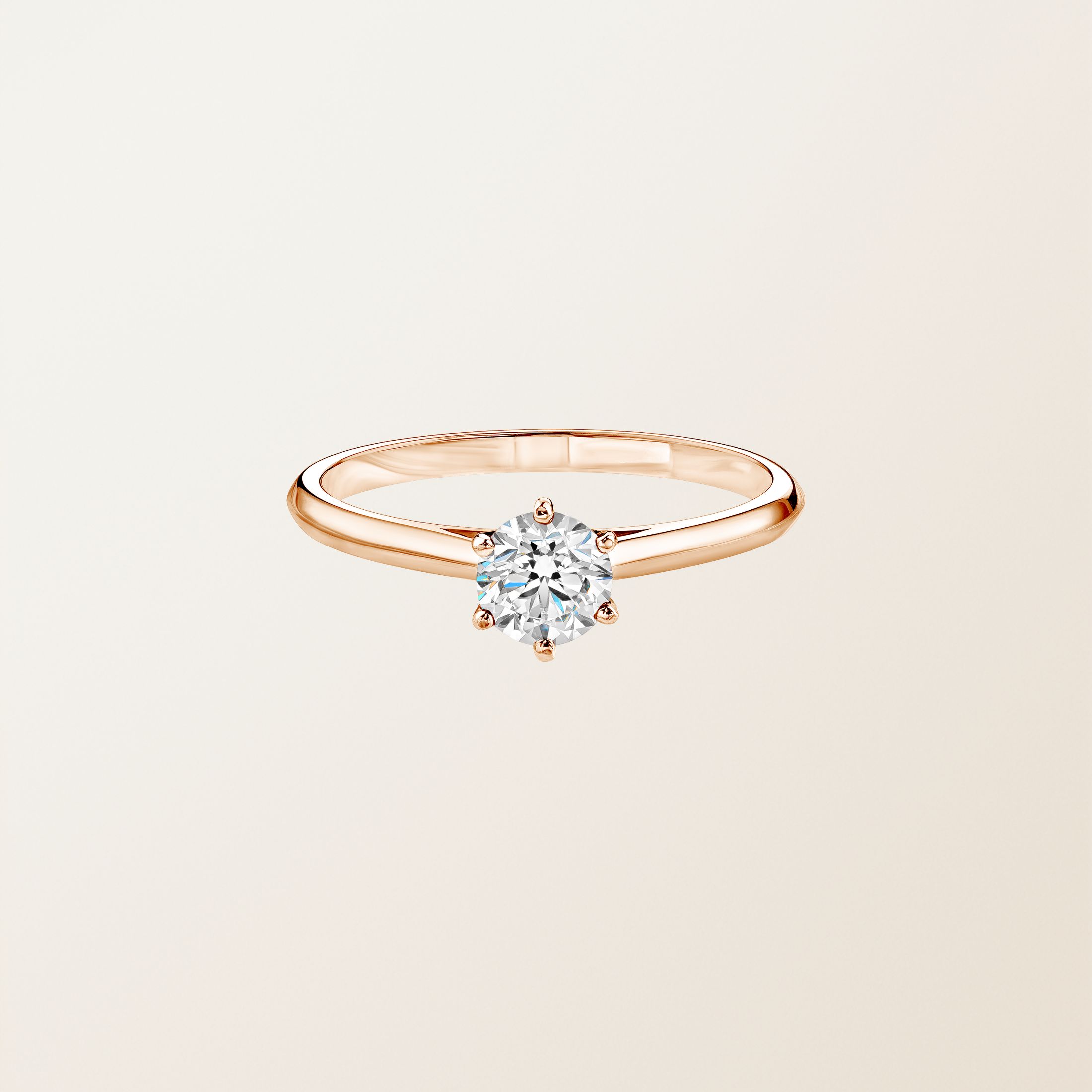 Bague Or rose Diamant Little Lady