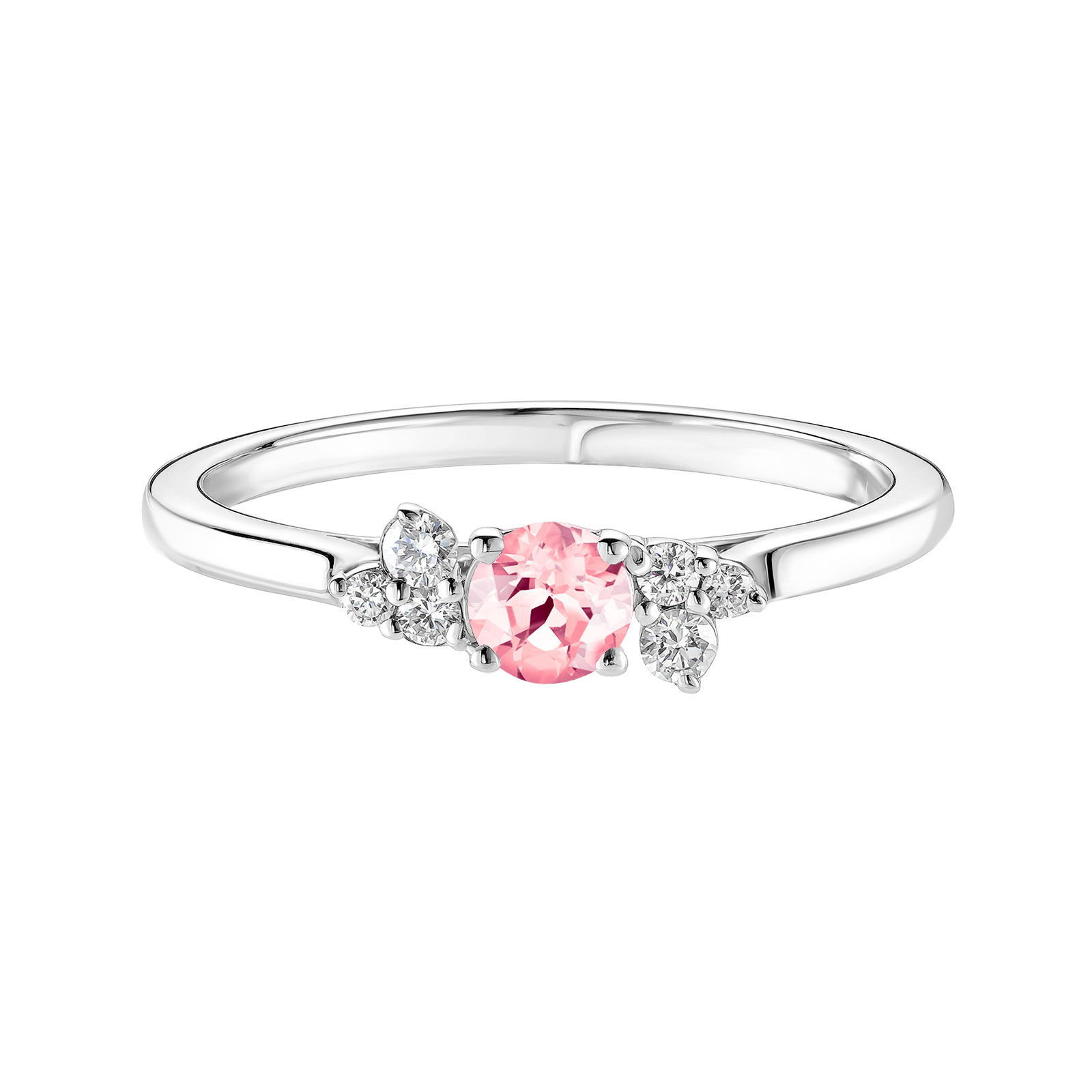 Ring White gold Tourmaline and diamonds Baby EverBloom 1