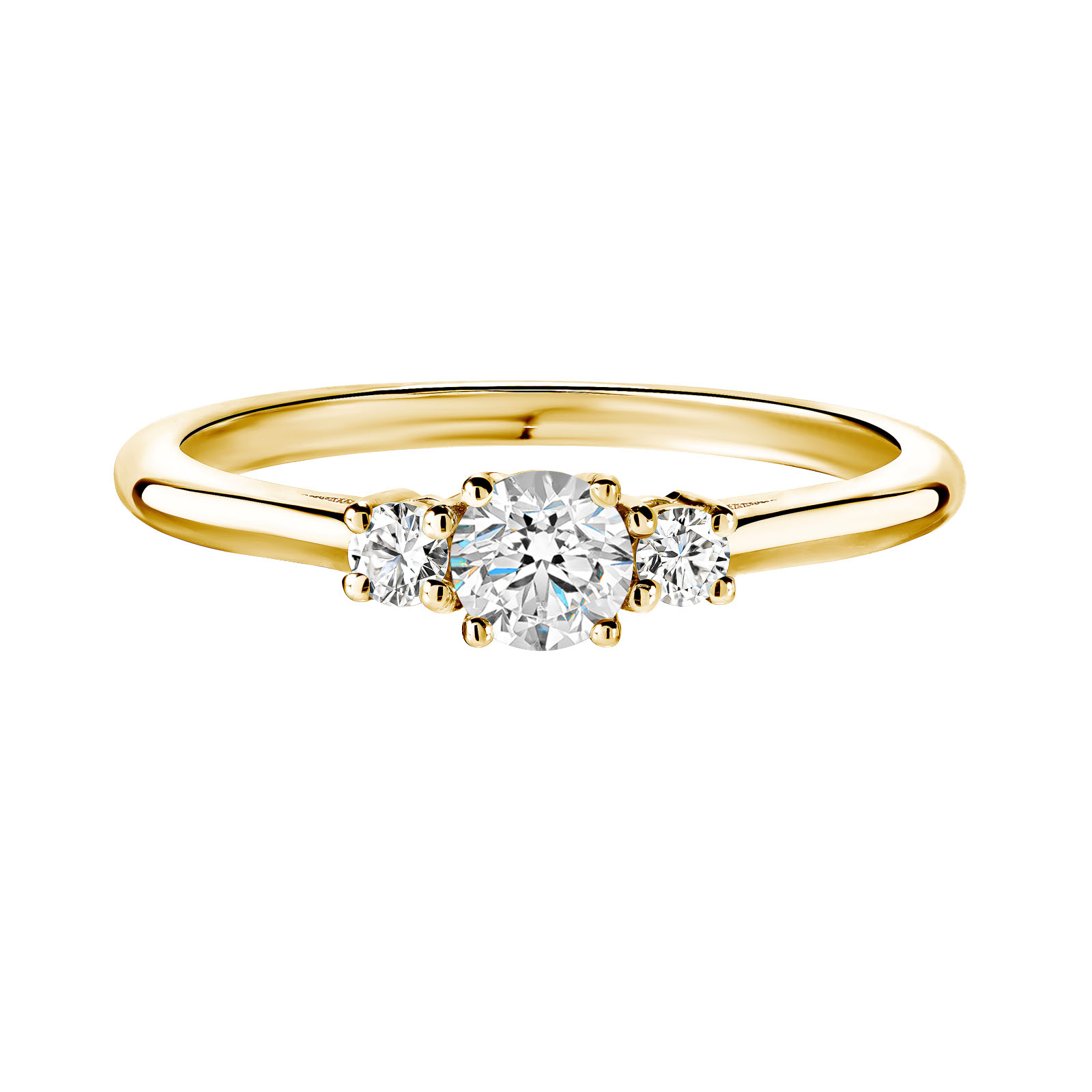 Ring Gelbgold Diamant Baby Lady Duo 1